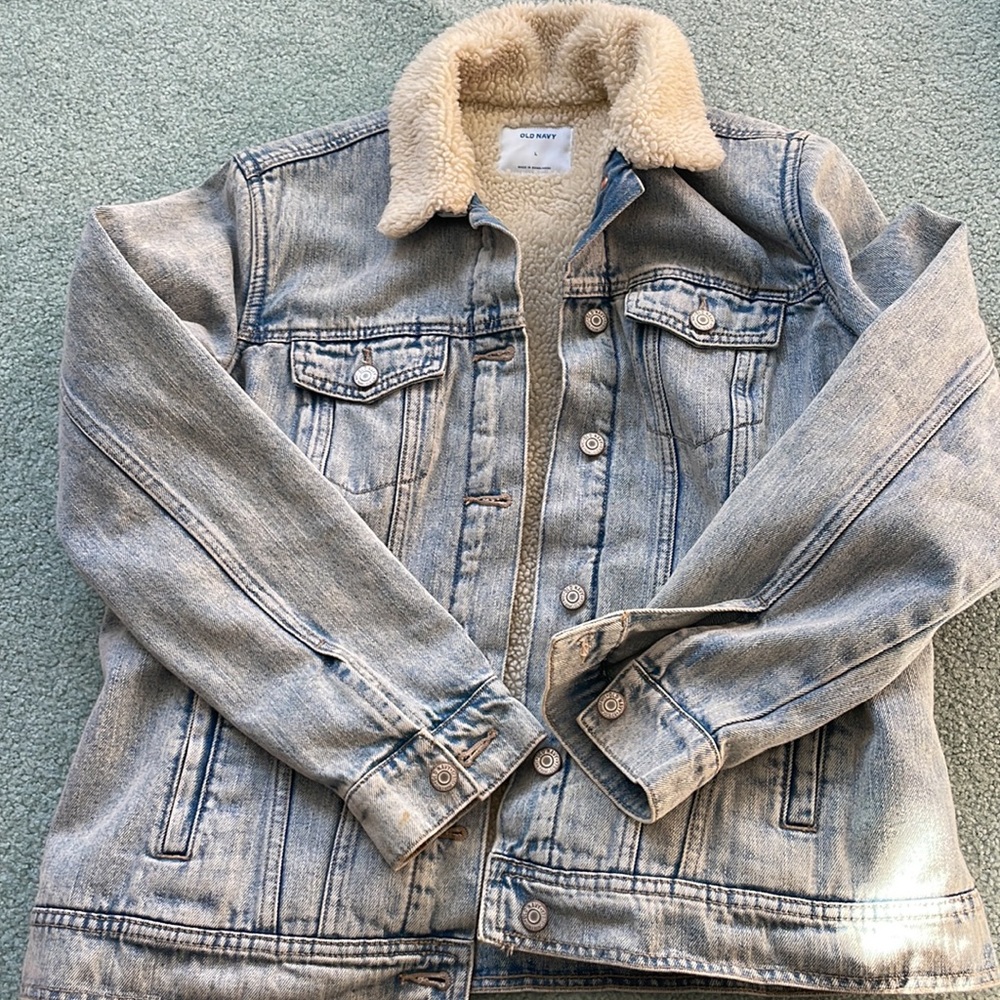 Sherpa Lined Jean Jacket